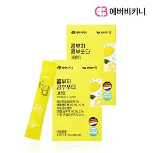 에버비키니 콤부차 콤부쏘다 레몬맛 14포 X 2박스