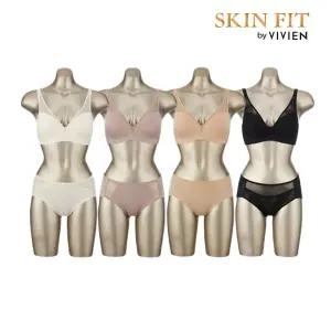 스킨핏 쿨 누디 패키지 노와이어 브라팬티세트 8종