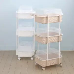 코코맘1세대 기저귀 정리함 기저귀트롤리 갈끔한 기저귀정리 3단캡3단형+보