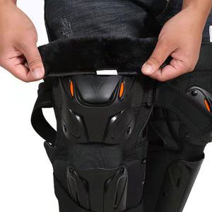 모토울프 오토바이 킥보드 무릎 방한 2단 보호대 겨울 용품 발토시
