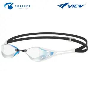 뷰 V128SAM GBD (블루딥실버) 블레이드 에프 제로 스와이프 안티포그 수경