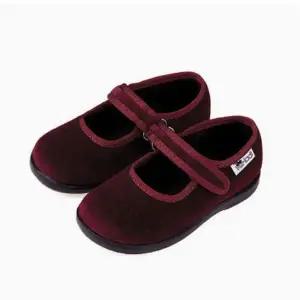 [롯데백화점]불라디 벨벳 메리제인 여아기모구두 와인1800-032by트래드후스