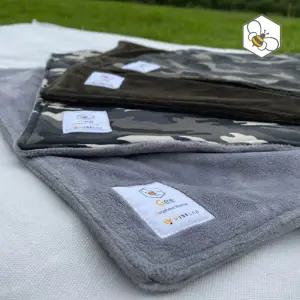 [90x50cm][Gee] 5V USB 4-way 그래핀 캠핑온열매트 그레이/가든그린 L사이즈