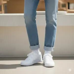 국내매장판 나이키 흰색 운동화 에버논 로우 화이트 올백