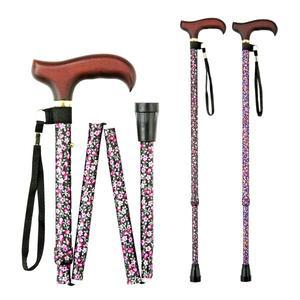 [마키테크코리아]노인지팡이 의료용지팡이 할머니 플라워 가든 조절식/접이식 지팡이(AS-60/FS-60)
