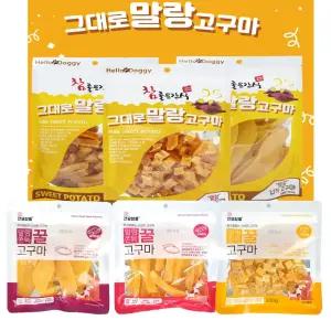 참좋은간식 그대로 말랑고구마 견묘양품200g 스틱 슬라이스 큐브 넙적