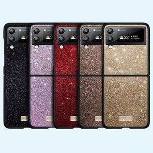 [유니커블]갤럭시 Z플립3 ZFlip 제트플립 지플립 폴더/럭셔리 블링블링 반짝이 펄 글리터 슬림핏 TPU 범...