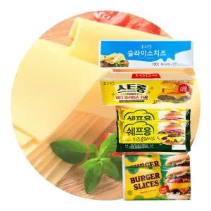 지케이푸드 동원 소와나무 스트롱 남양 쉐프용 체다 슬라이스 치즈 100매 4종 체다치즈,호크랜드