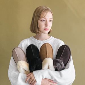 [공식판매] 올리 소가죽 양모 뮬 3cm