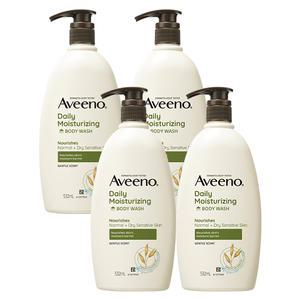아비노 데일리모이스쳐라이징 바디워시, 532ml, 4개