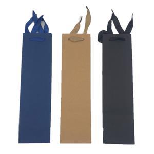 네이비 와인백 무지 와인쇼핑백 종이쇼핑백 1p