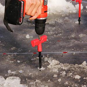 아이스앵커 전동드릴용/ 나사선 얼음텐트팩 낚시 캠핑 빙상 빙어