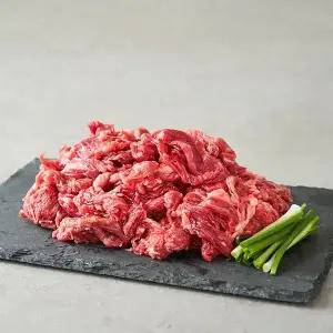 [품질보장] 미쓰하누 1++No.9등급 한우 불고기 1kg 샤브샤브 불고기용