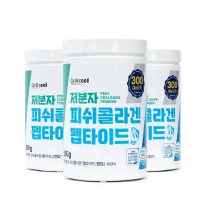 그린셀 저분자 피쉬콜라겐 펩타이드 500g 3통