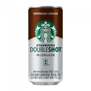 스타벅스 더블샷 에스프레소크림 커피 200ml x 36캔