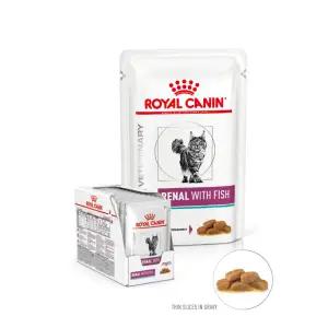 [라온펫동물병원]로얄캐닌 캣 레날 피쉬 파우치 85g+12CAT renal fish pouch