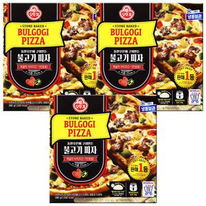 오뚜기 불고기피자 396g x 3개 / 냉동식품 간편조리