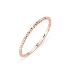 [도로시] 18k 데일리 슬림 트위스트 반지