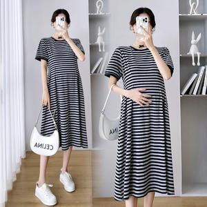 임산부 트레이닝원피스 만삭 꾸안꾸 임부 롱원피스 홈웨어 빅사이즈 태교여행 AL16