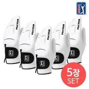 [5장 세트] 맥스 BLACK 플렉스 골프 남성 합피 장갑 5장