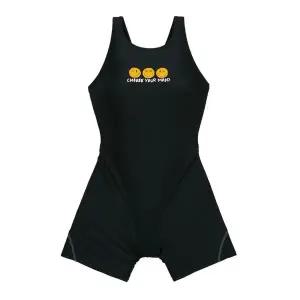 [레노마수영복](하남점)* 폴리백  무상증정* 여아 스마일 3부 반신수영복 블랙 RN-GS2D861-BK