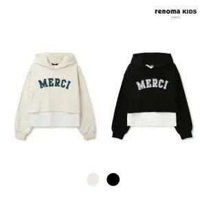 [보리보리/레노마 키즈]박시핏레이어드크롭후드티(R2339T150)