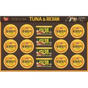 26년 설날 동원 튜나리챔100호 명절 선물세트 설선물셋트+쇼핑백동봉