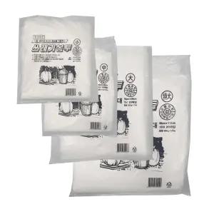 야채 비닐 재활용 봉투 백색 35L 50L 75L 100L