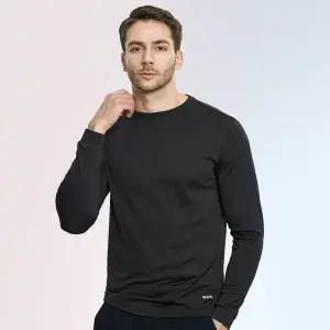 [이지바이]BFL 히트업 남성 겨울용 기모 라운드 긴팔 티셔츠 기능성 아웃도어 등산 이너(KP43LT064M)