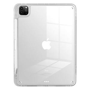 아이패드프로3 4 5 6세대 11인치 애플펜슬 수납 투명 실리콘 PC 하이브리드 케이스 IF-80