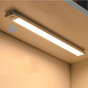 초슬림 무선 센서등 80cm /충전식 독서실 책상 현관 계단 주방 욕실 화장실 거실 조명