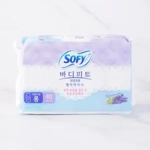 LG 바디피트 천연코튼 롱 라벤더 팬티라이너 40p