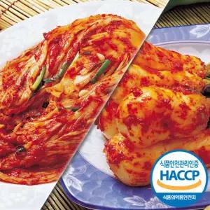 국내산 해뜰 포기김치 3kg+알타리김치 2kg