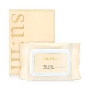 숨37도 타임 에너지 클렌징 시트 50매 / 오가닉 성분