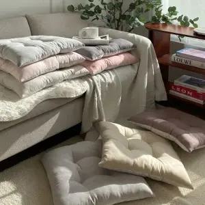 [텐바이텐]한스갤러리 파우더 방석 쿠션 사무실 거실 식탁 의자 방석