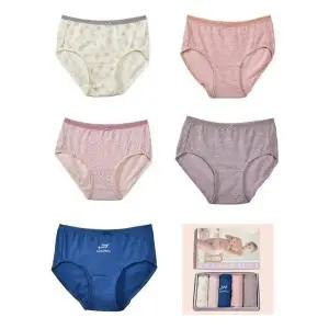 [오노마] ONM 데일리 다양한 색상 여성 맥시팬티 5매입 (S9718197)