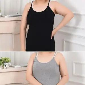 [오노마] ONM 빅사이즈 면스판 신축성 좋은 특대 끈나시 깔끔 여성 (S11877354)