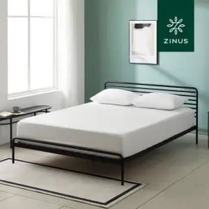 지누스 톰 철제 침대 프레임 우든 슬랫 슈퍼싱글 SS