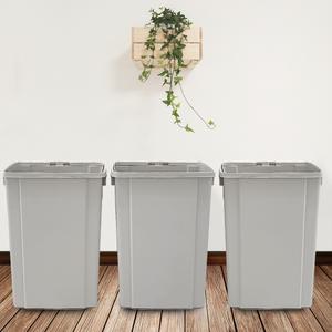 뚜껑없는 휴지통 대형 쓰레기통 재활용 분리수거함 우산꽂이 3개 50L