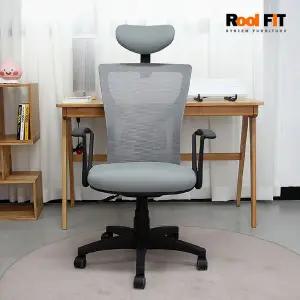 [보리보리/루이핏]KF73 밀리 블랙 사무용 학생 공부 컴퓨터 책상 의자