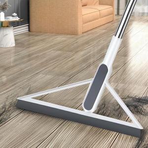 V라인 실리콘빗자루 미용실 머리카락 고양이털 매직 빗자루 길이조절 고무비