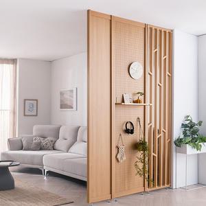 가벽 파티션 원목 주방 공간분리 파티션 간살 셀프가벽 원룸 인테리어