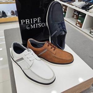 [미소페]122337017 남성 초경량 캐주얼 밴딩 보트화 단화_JK