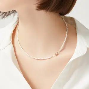 [도로시] 18k 센서빌D 담수진주 토글 목걸이