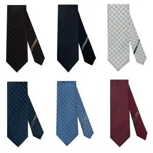 [구찌] 실크 넥타이 456520 GG패턴 6종