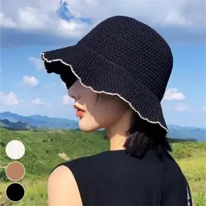 [라일리] Rly 비치캡 버킷 테두리 꽃잎