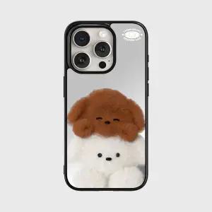 더나인몰 smile best friends 미러 범퍼케이스