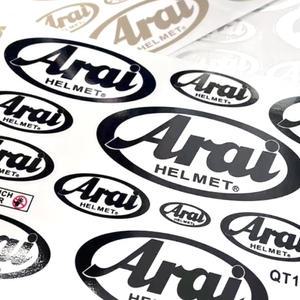 아라이 헬멧 스티커 바이크 포인트 투명스티커 오토바이데칼