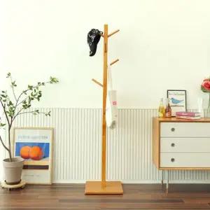 [텐바이텐]러버 원목 사각 스탠드 옷걸이 스퀘어