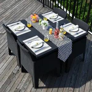 [텐바이텐]빈센트 4인 야외테이블 세트